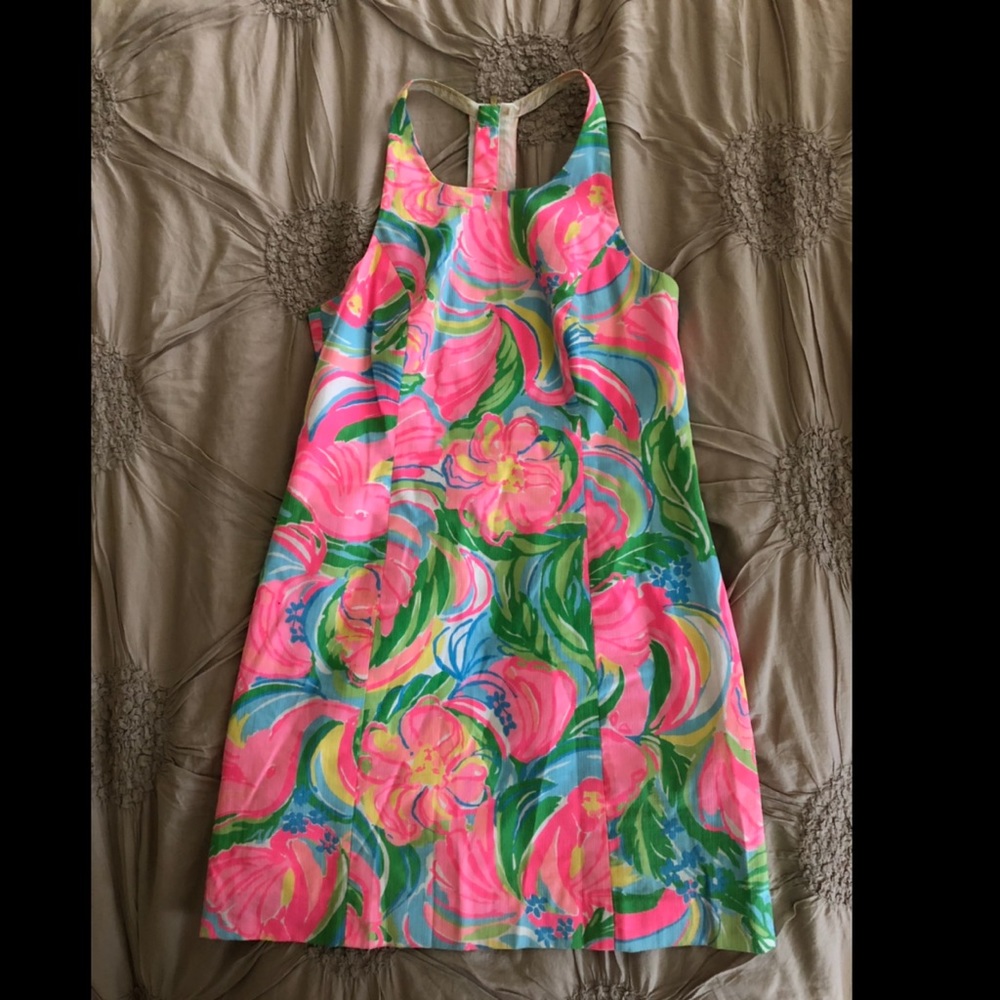 Lilly Pulitzer bright and colorful dress